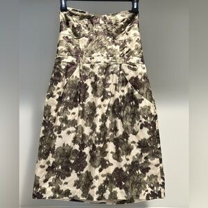 J CREW 100% Silk Mini Dress Size 6